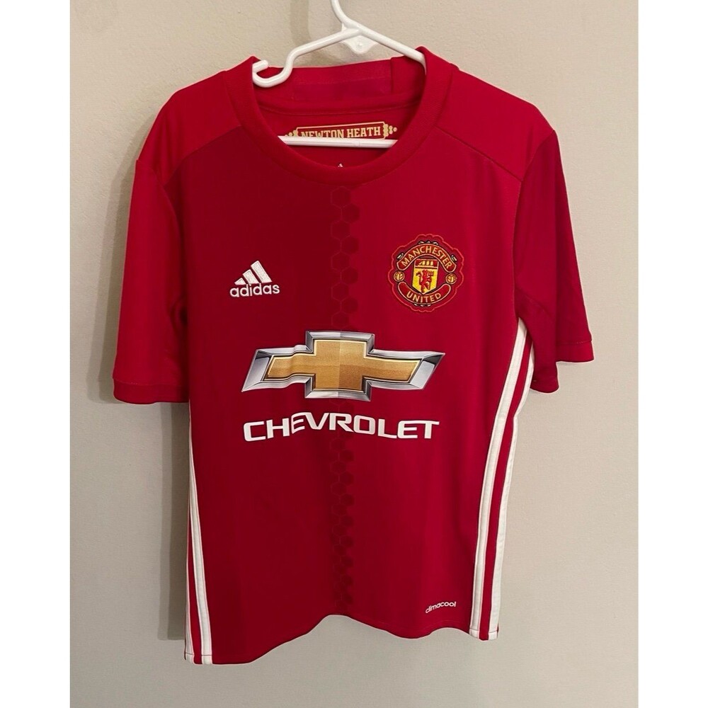 Adidas Manchester United Football Soccer Jersey, Size Youth Small
